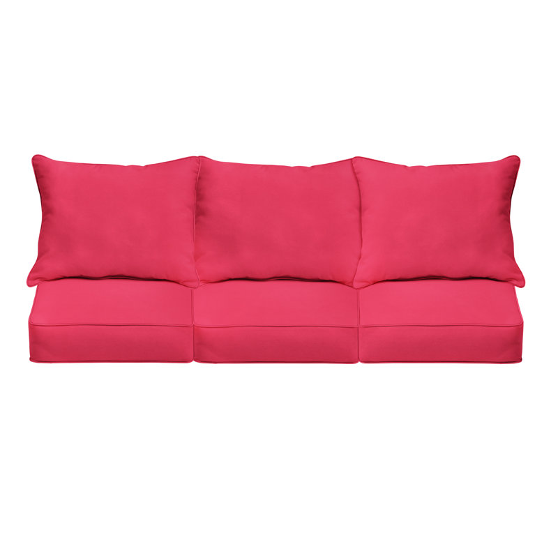 Coussin de siège/dossier sunbrella intérieur/extérieur profond