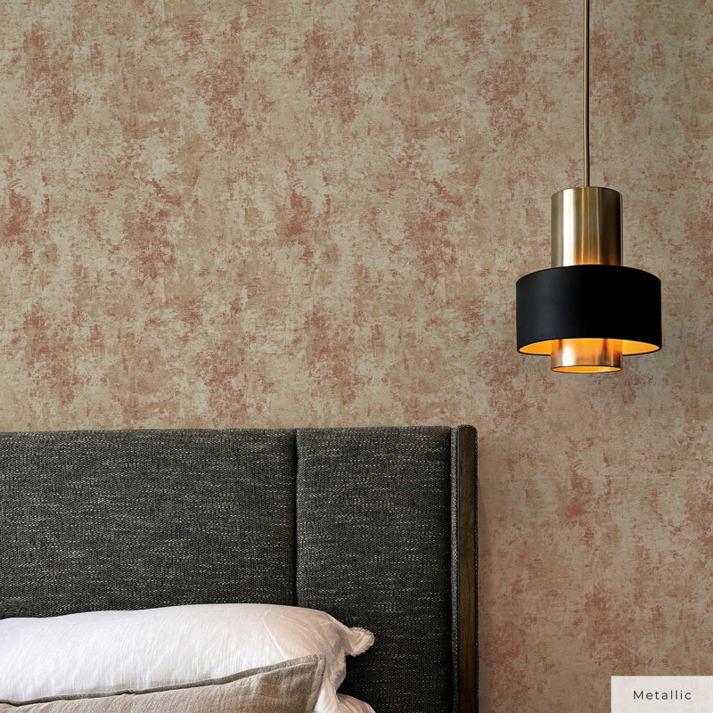 Selah 33' L x 20.5" W Peel and Stick Wallpaper Roll, Rose