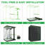 Tente de culture intérieure LAGarden hydroponics 60 po x 48 po x 80 po 5 x 4