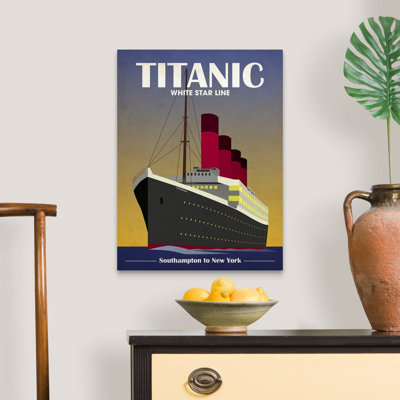 «Titanic Ocean Liner Art Deco» par Michael Tompsett, impression
