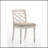 Havanna Set Of 2 Off White 19" Wide Contemporary Fabric Chair With Cushion