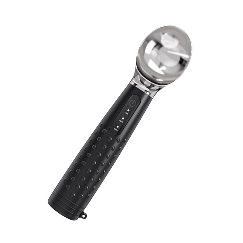 Pelle à crème glacée électrique, pelle à glace chauffée, pelle à crème glacée, Black