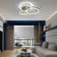 Kucharski 3-Light Champagne Ring Dimmable LED Flush Mount