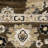 Kuester Traditional Border Brown/ Tan Wool Blend Area Rug-52008216