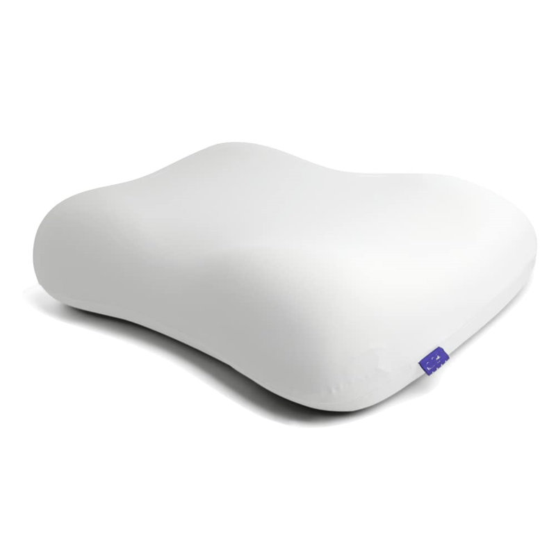 Soft White Memory Foam Ergonomic Wedge Pillow