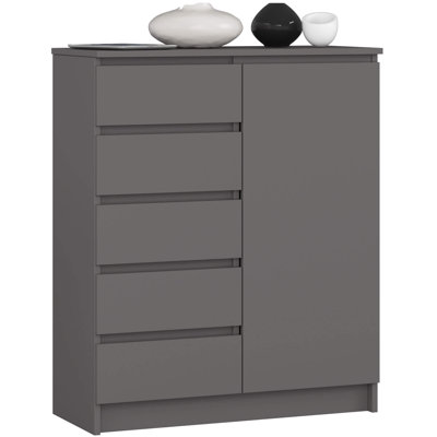 Steinarr 5 -Drawer Console