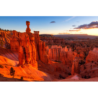 Thor's Hammer In Bryce Canyon by Bill_Vorasate - Wrapped Canvas Print