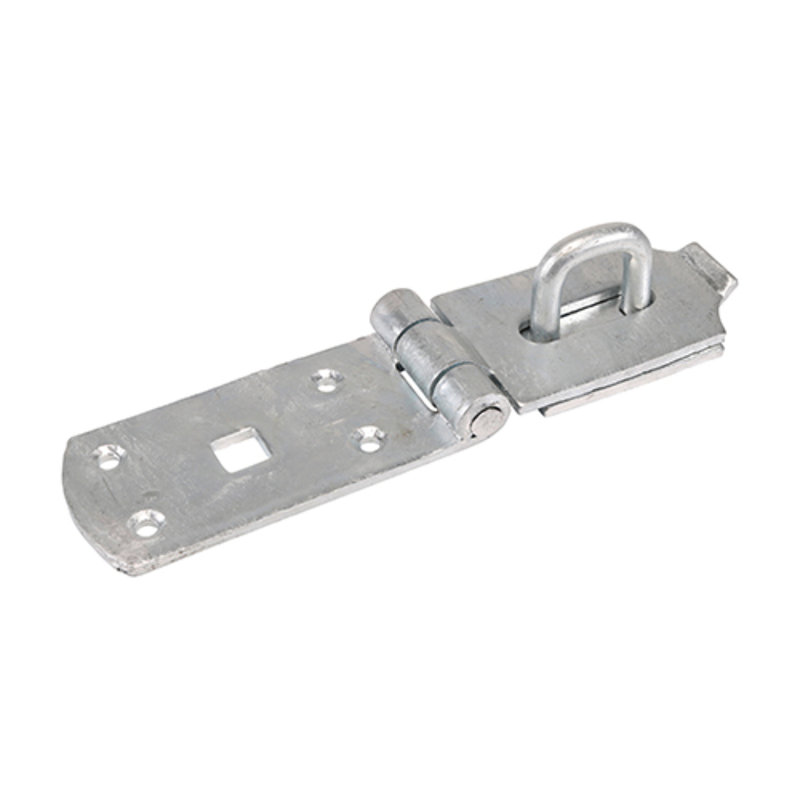Heavy Pattern Hasp & Staple Bolt, Galvanized, 17.78cm H x 5.5cm W x 6.5cm D