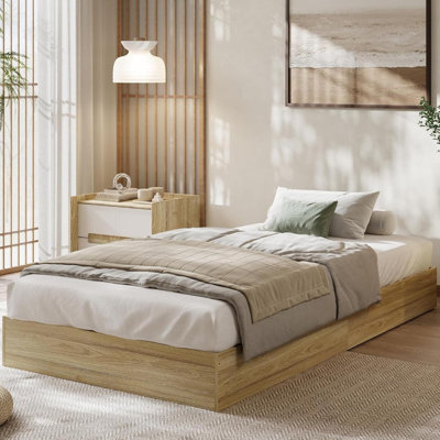 Platform Bed Frame,  Bed Frame Without Headboard