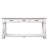 63Inch Long Wood Console Table With 3 Drawers And 1 Bottom Shelf For Entryway Hallway Easy Assembly Extra-Thick Sofa Table-1965623292