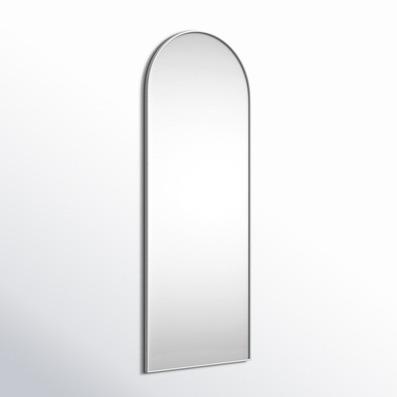 Miroir mural Sabine, Argent, 74 po x 28 po