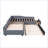 Modern Upholstered Double Twin Size Daybed with Trundle and Drawer-202121414