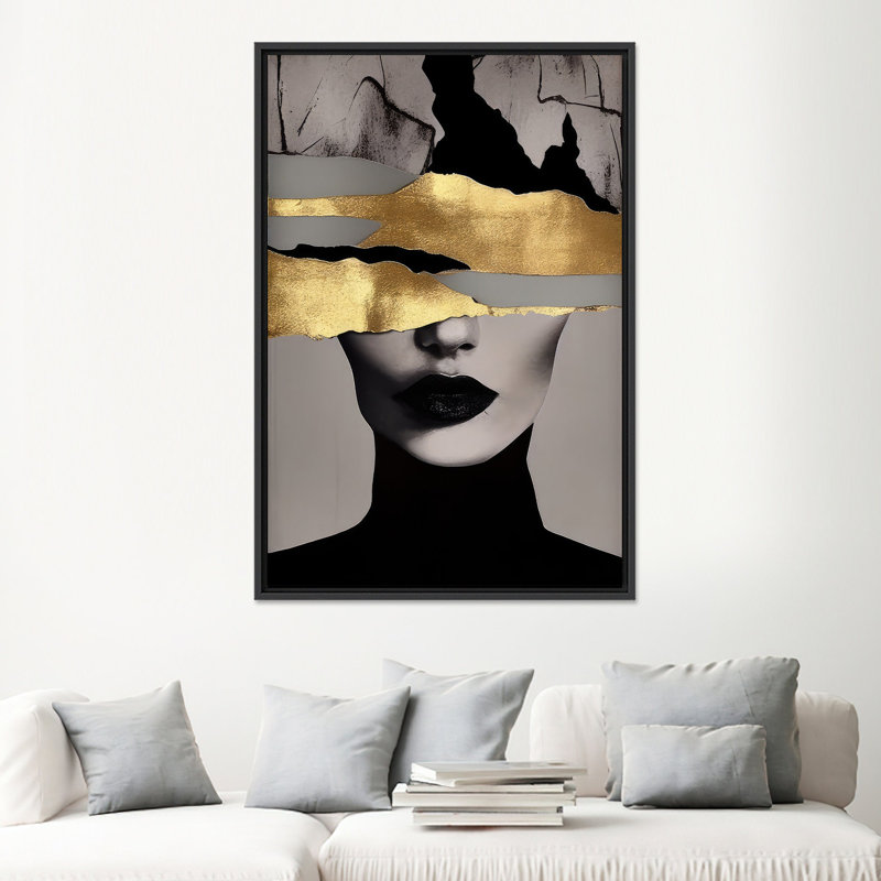 Toile imprimée élégante: art mural abstrait moderne, 1P, 39,4 po de hauteur x 27,6 po de largeur