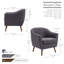 Upholstered Barrel Chair-557459961