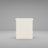 Elegant White Nightstand With Two Drawers And Gold Accents