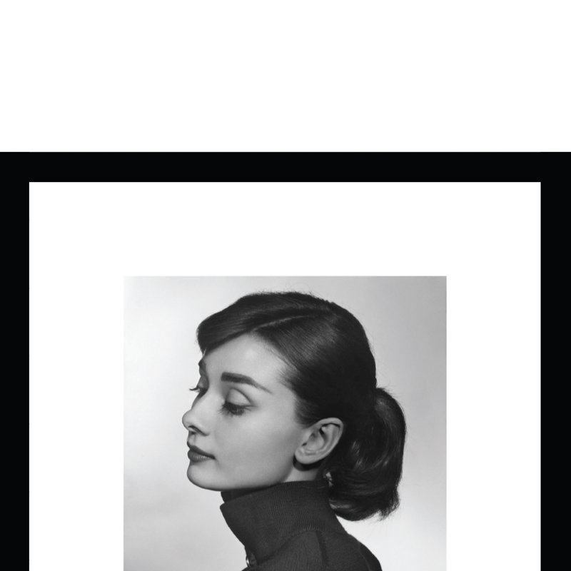 Audrey Hepburn, mode encadrée