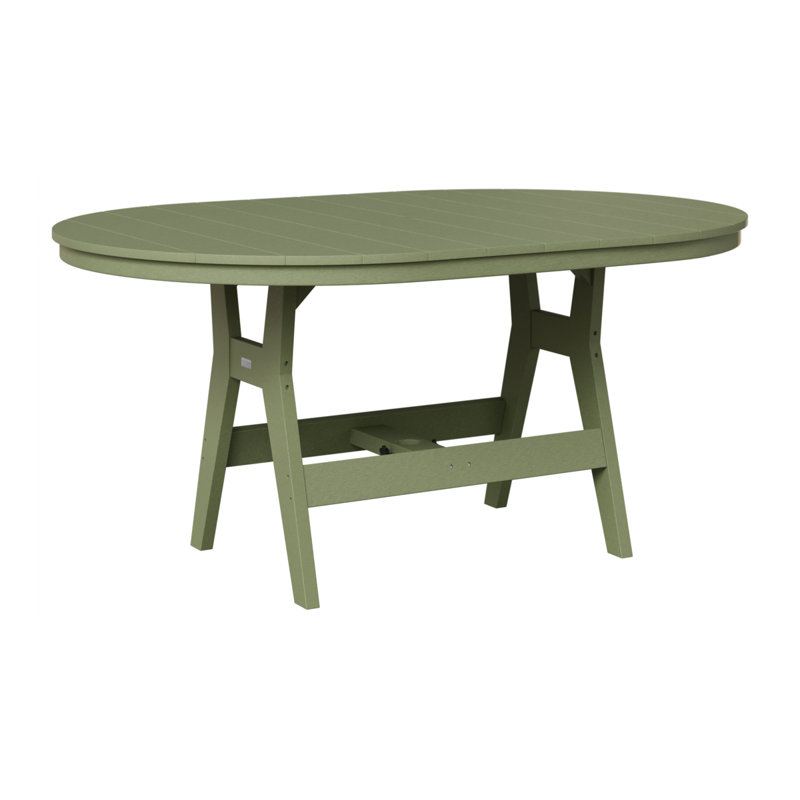 Berlin Gardens Harbor 64″ Oblong Table, Sage, 38.87" H x 64" W x 44" D