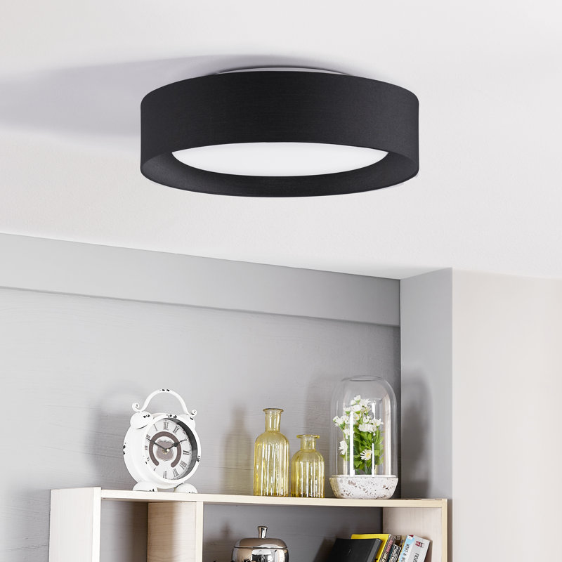 Redbad Flush Mount, Black