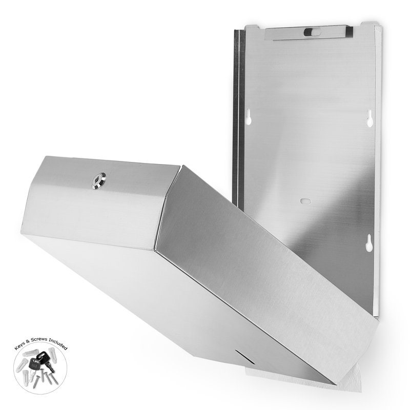 Commercial Stainless Steel C-Fold/Multi-Fold Paper Towel Dispenser