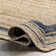 Speight Coastal Braided Power Loom Jute Brown/Navy Bordered Rug