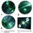 Green And White Cosmos Explosion I - Space Planet Wall Art-1703334022-1703334041