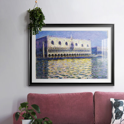 Monet, impression sur papier encadrée