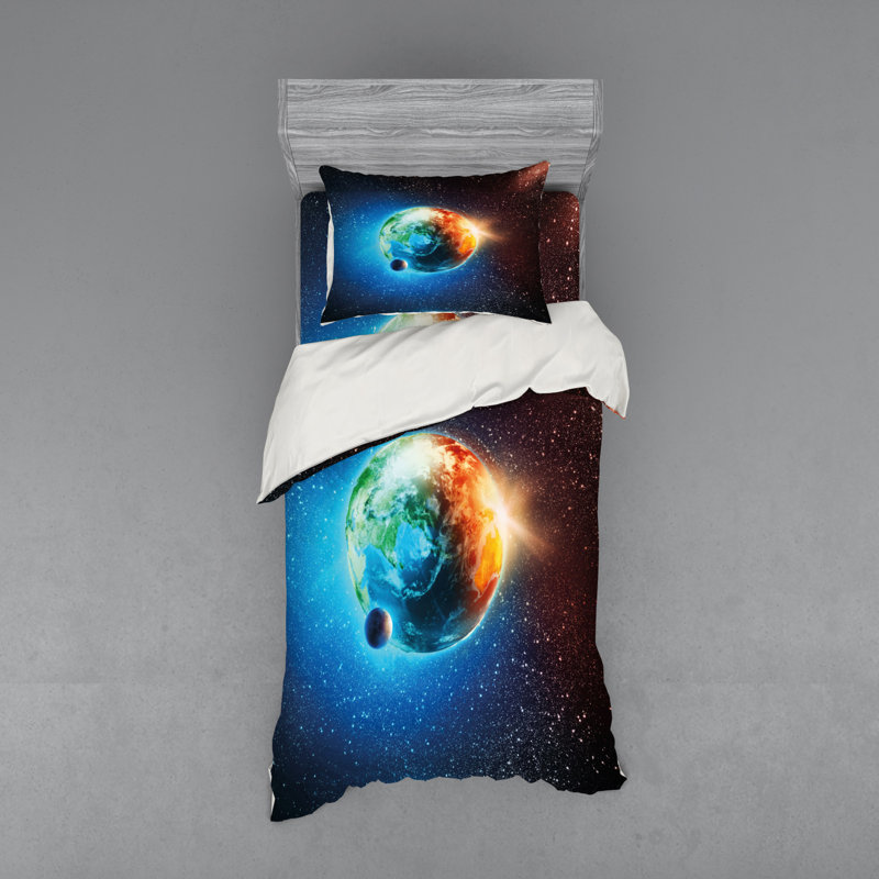 Earth Modern & Contemporary Duvet Cover, Twin XL Duvet Cover + 2 Additional Pieces
