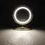 Metal Round Floor Mirror