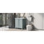 Ensemble de meuble-lavabo 30 po avec lavabo, armoire de salle de bain multifonctionnelle avec portes et tiroir, cadre solide et panneau de fibres à densité moyenne, vert-1102404016