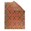 Wool Floral Area Rug in Red