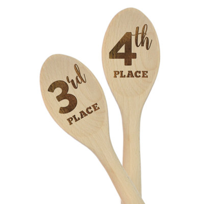 Ensemble de cuillères à cuisson 2 pièces "3e place, 4e place"