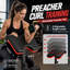 Banc de musculation réglable Himimi avec support à squats, capacité de 300 kg, pliable, extension et flexion des jambes pour salle de sport à domicile