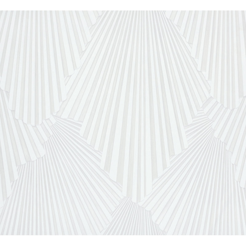 Papier peint Lumiere White Deco Geo, Blanc