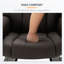 Fauteuil inclinable massant avec repose-pieds-1312843180