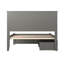 Lit plateforme en bois massif avec pied de lit et tiroirs de rangement Amear-1206265004