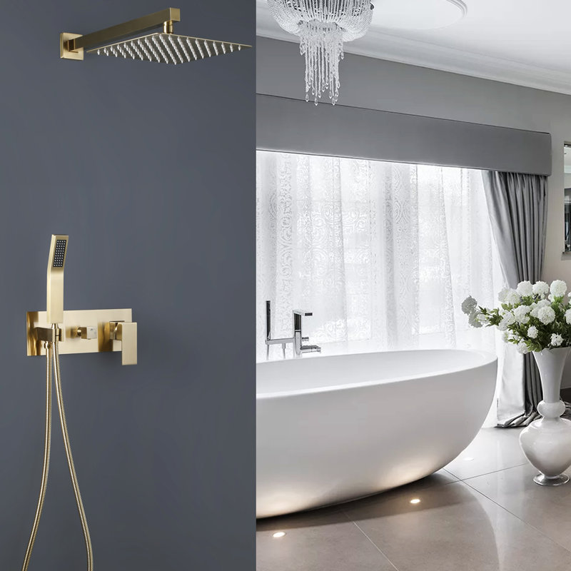 Système de douche complet avec valve brute