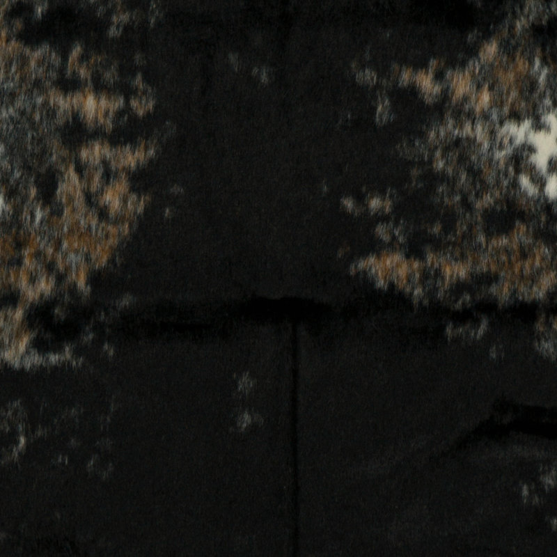 Lilianna Faux Cow Hide Black And White Salt And Pepper, Novelty 3.85' x 5'