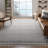 Aldeline Southwestren Handmade Flatweave Wool Ivory/Navy Area Rug-599293648