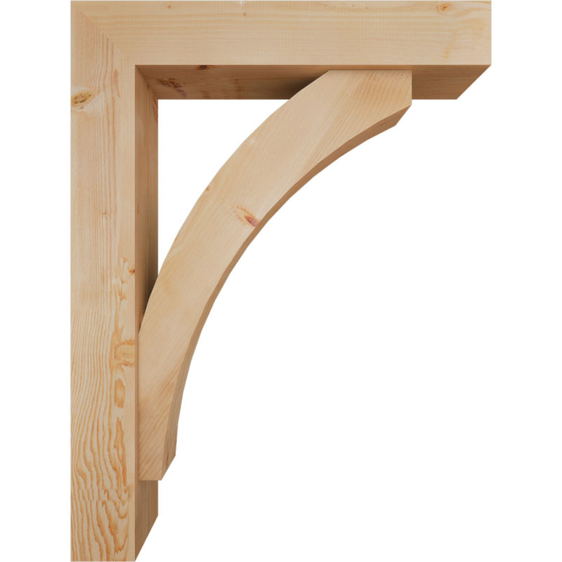 Support de bloc Thorton avec entretoise décalée, 48 po x 36 po, Sapin Douglas de l 7 1/2 (lisse)