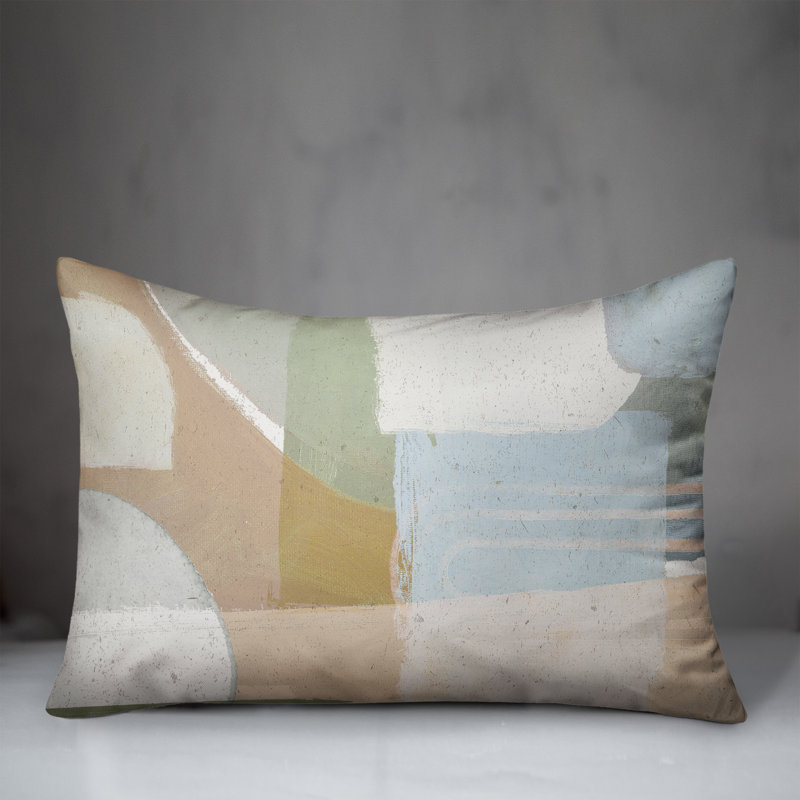 Coussin Pastel, H 14 po x l 20 po, Rectangle