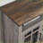 Electric Fireplace TV Stand 55 Inch Traditional Slate Gray Wash with Storage Cabinets | Insert | Gray Wash-332657477