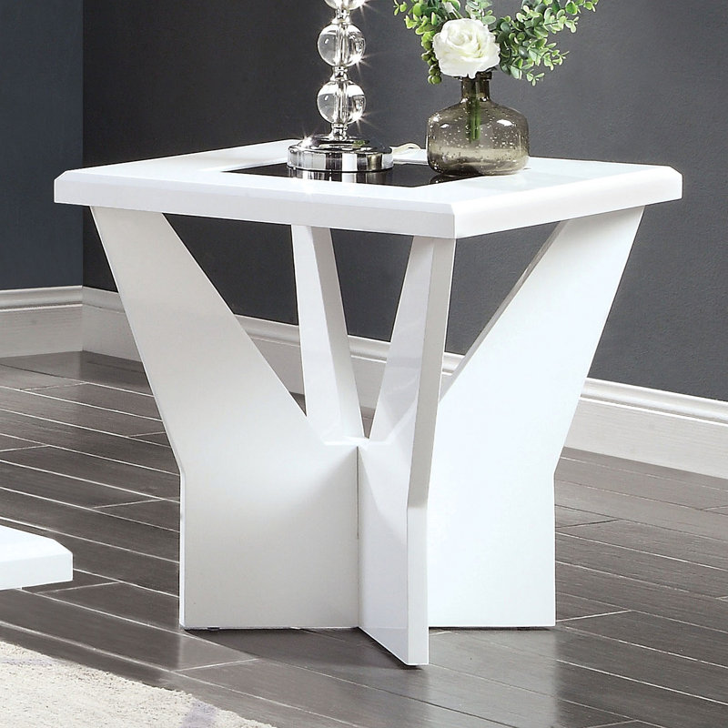 Table de bout blanche 1Pc
