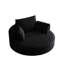 Fauteuil-lit en velours côtelé pivotant à 360 degrés à 55 degrés pour chambre de projection et chambre à coucher avec effort