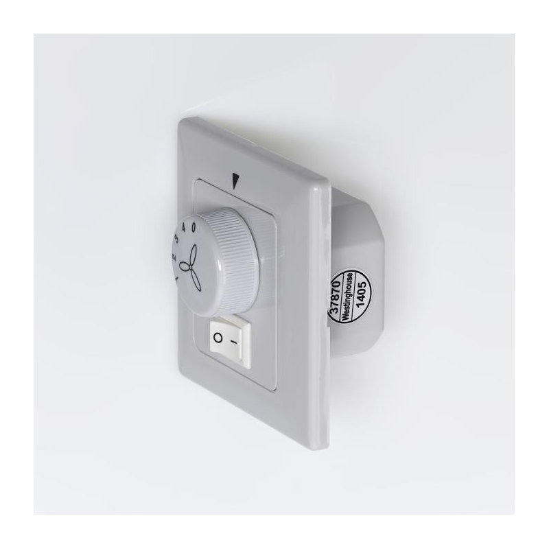 Wall Fan Control, White