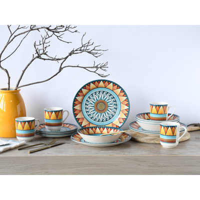 Solei 16 Piece Dinnerware Set - Service for 4