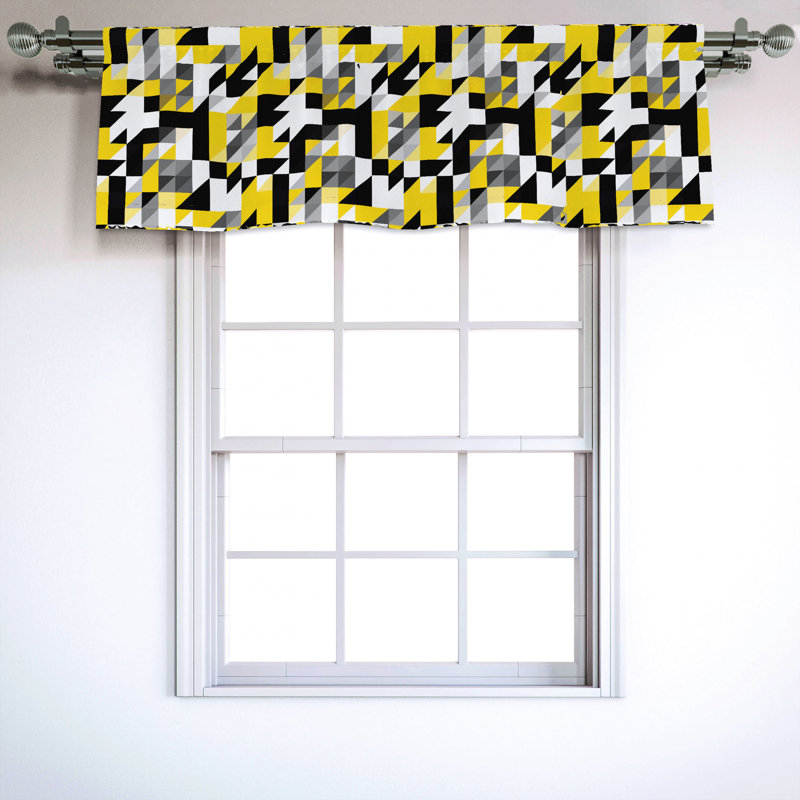 Sateen Ruffled Window Valance