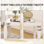 Table de bout petite table carrée, table basse moderne, 19,7 po, ensemble de 2-1906379253