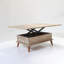 Table basse moderne avec dimensions ajustables, 35,4 po x 15,0 po x 23,6 po | Conception ouverte: 47,2 po x 27,6 po x 27,6 po | Panneau de particules 100% mélamine et pieds robustes en plastique | Élégant et fonctionnel pour la décoration de salon-1200574993