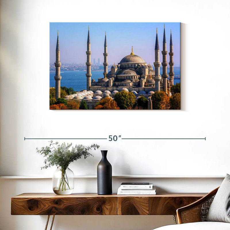 Kavia Sultan Ahmed Mosque, 24" H x 36" W