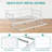 Twin Size White Metal Daybed With Trundle Steel Slat Support Sofa Bed Frame Multifunctional Design For Bedroom Modern-1932935759